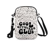 Cool Optician Club Trousse de maquillage Cadeau opticien pour optométriste, Opticien Cr EU, Trousse à cosmétiques avec impression