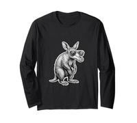 Cool Oryctérope Lunettes Dessin Animal Manche Longue