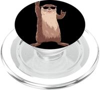 Cool Otter Rock on Funny Animal Lover Lunettes de Soleil Graphiques PopSockets PopGrip pour MagSafe