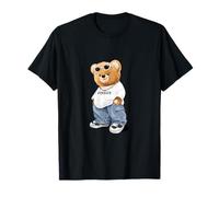 Cool Oversize Teddy Bear body Illustration Graphic Designs T-Shirt