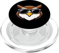 Cool Owl Lunettes de Soleil Minimal Animal Icon Graphic PopSockets PopGrip pour MagSafe