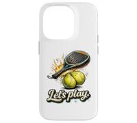 Cool Padel Lets Play Raquette de Balle Splash Fun Graphic Coque pour iPhone 14 Pro