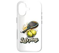 Cool Padel Lets Play Raquette de Balle Splash Fun Graphic Coque pour iPhone 17