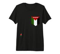 Cool Palestine Flag in The Pocket, I Love Palestine Graphic T-Shirt Haut de Gamme