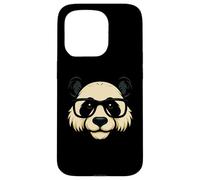Cool Panda Vector Art avec Lunettes Coque pour iPhone 15 Pro