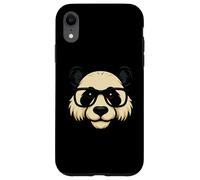 Cool Panda Vector Art avec Lunettes Coque pour iPhone XR