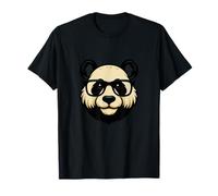 Cool Panda Vector Art avec Lunettes T-Shirt