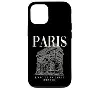 Cool Paris Arc de Triomphe Line Art Illustration Graphic Coque pour iPhone 12/12 Pro