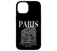 Cool Paris Arc de Triomphe Line Art Illustration Graphic Coque pour iPhone 14