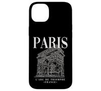 Cool Paris Arc de Triomphe Line Art Illustration Graphic Coque pour iPhone 14 Plus