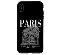 Cool Paris Arc de Triomphe Line Art Illustration Graphic Coque pour iPhone XS Max