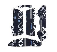 Cool Patterns Textures Bande antidérapante absorbant la transpiration Compatible avec souris de jeu sans fil Razer DeathAdder V3 Pro (Noir)