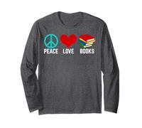 Cool Peace Love Heart Book Reading Teacher Read Book Loves Manche Longue