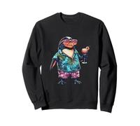 Cool Penguin Summer Party Vacances Sweatshirt