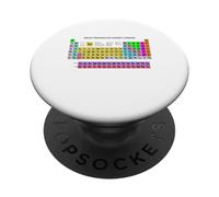 Cool Periodic Table of Elements French Version Graphic PopSockets PopGrip Adhésif