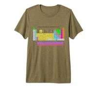 Cool Periodic Table of Elements French Version Graphic T-Shirt Haut de Gamme