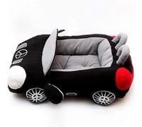 Cool Pet Chien Lit Mode Voiture en Forme Lit pour Animal De Compagnie Nid De Cou Doux Puppy House Coussin Chaud pour Teddy Kennels Chaton Canapé Rembourré Maison pour Pet Lit pour P, Nero