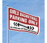 Cool Poster Drapeaux Filles Basketball Parking Only Flag Gym Flag Porche Flag (Taille : 60 x 90 cm)