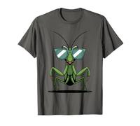 Cool Praying Mantis Bug Design With Sunglasses Funny Art T-Shirt