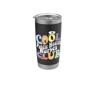 Cool Public Health Nurses Club, infirmière praticienne autorisée Groovy Gobelet isotherme en acier inoxydable double paroi