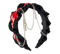 Cool Punk chaîne diable oeil bandeau conception antidérapante pour un maintien sûr outil de coiffure pour hommes et femmes unisexe Punk bandeau