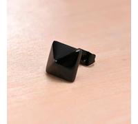 Cool Punk Triangle Boucles D’Oreilles pour Hommes Bijoux, Accessoire De Clip D’Oreille Géométrique en Acier Inoxydable Anti-Allergique, Es-322b-1 1pc