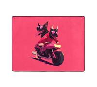 Cool Puppy Dog No.118 Tapis doux lavable pour chambre à coucher, salon - Tapis d'intérieur doux et lavable pour chambre à coucher, salon - 160 x 121 cm