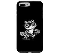 Cool Raccoon Basketball avec Maman Joueur drôle Coque pour iPhone 7 Plus/8 Plus