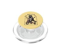 Cool Raccoon Lunettes de Soleil Tricycle We Ride at Dawn PopSockets PopGrip pour MagSafe