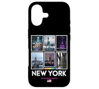 Cool Real New York City Skyline, New York Streets Design Coque pour iPhone 17