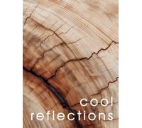 Cool Reflections: Wood Grain Style Coffee Table Book | Tranquil Home Decor | Interior Design Relaxing Room Accessories