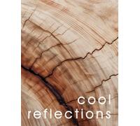 Cool Reflections: Wood Grain Style Coffee Table Book | Tranquil Home Decor | Interior Design Relaxing Room Accessories