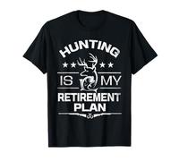 Cool Retired Hunting est Mon Plan de Retraite Fishing Hunter T-Shirt