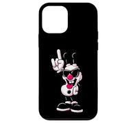 Cool Retro Clown Rock Hand Sign Punk Comic Mascotte Graphic Coque pour iPhone 12 Mini