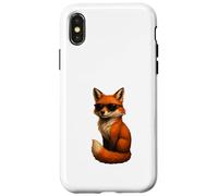Cool Retro Fox Counselor Appréciation Coque pour iPhone X/XS