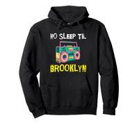 Cool Retro No Sleep Til Brooklyn, Old School Stéréo Portable Sweat à Capuche