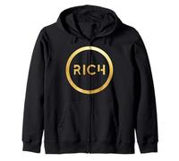 Cool Rich People Style Tee Shirt, Yes I'm Rich, Rich Graphic Sweat à Capuche