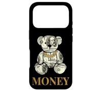 Cool Rich Teddy Bear with Money Illustration Graphic Designs Coque pour iPhone 17 Pro
