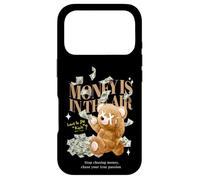 Cool Rich Teddy Bear with Money Illustration Graphic Designs Coque pour iPhone 17 Pro