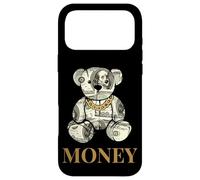 Cool Rich Teddy Bear with Money Illustration Graphic Designs Coque pour iPhone 17 Pro Max