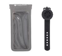 Cool Ride - Support Smartphone Vélo et Trottinette 100% Waterproof - Fixation Guidon Universelle - Orientation Portrait/Paysage - Fenêtre Tactile