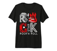 Cool Rock and Roll Star, I Love Rock Loud Music, Rock & Roll T-Shirt Haut de Gamme