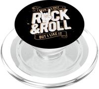 Cool Rock and Roll Tee Shirt, I Love Rock Music, Rock & Roll PopSockets PopGrip pour MagSafe