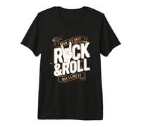 Cool Rock and Roll Tee Shirt, I Love Rock Music, Rock & Roll T-Shirt Haut de Gamme
