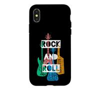 Cool Rock & Roll Music Make Some Noise Musical Instruments Coque pour iPhone X/XS