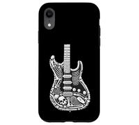 Cool Rock'n Roll Bones Guitare, Squelettes, Festival Concert Coque pour iPhone XR