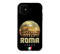 Cool Rome Italy Colosseum Souvenir Graphic Tees, Rome Italy Coque pour iPhone 11
