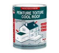 Cool roof - Peinture toiture anti chaleur 2.5 litres Blanc