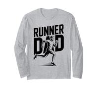 Cool Runner Dad Runner Lover Sports Athletic Daddy pour Hommes Manche Longue