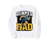 Cool Runner Dad Runner Lover Sports Athletic Daddy pour Hommes Sweatshirt
